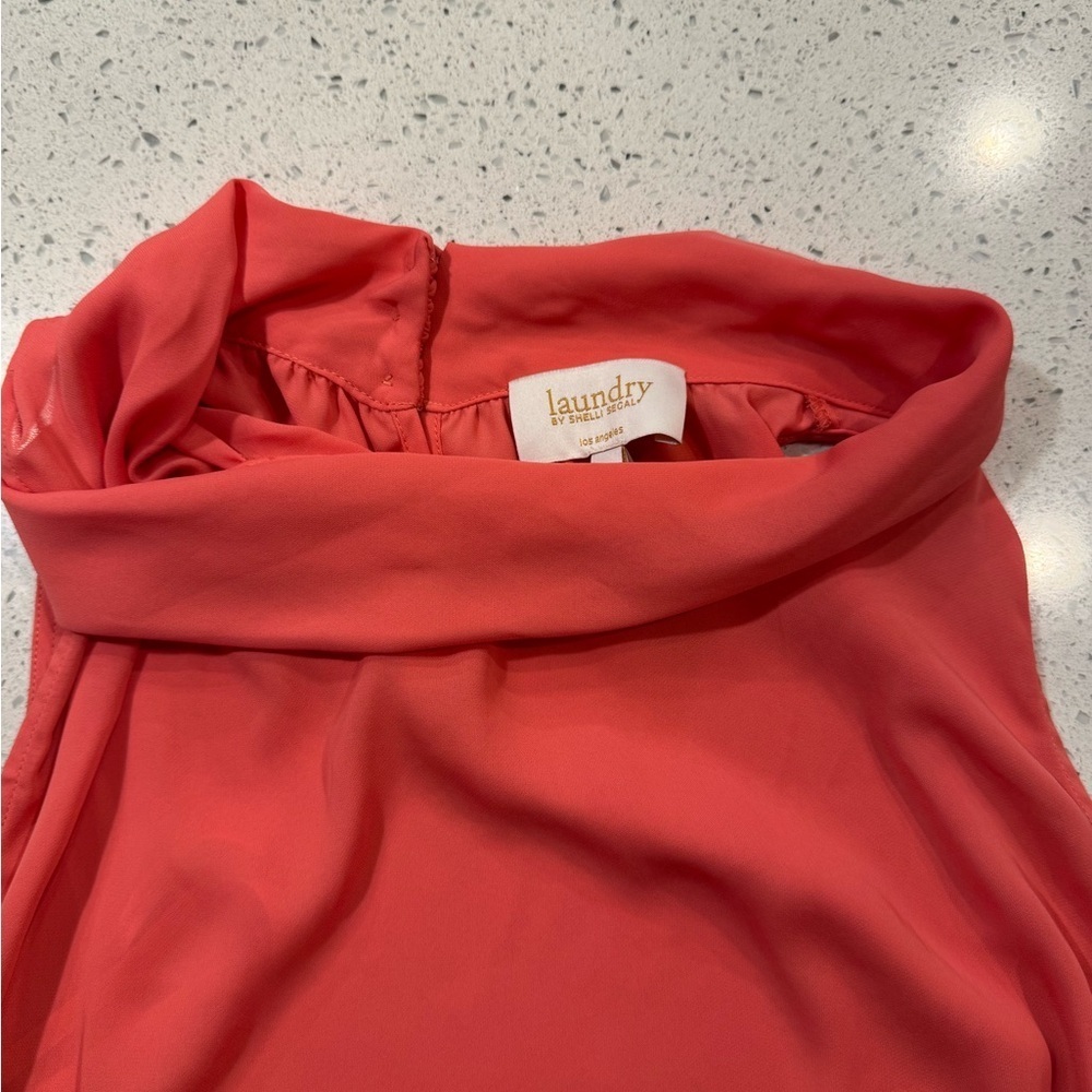 Laundry‎ by Shelli Segal Vibrant Coral Top